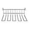 Cambro EWSACC2000 11 3/4" x 10 1/4" x 3 3/4" Stainless Steel Large Utensil Holder for Camshelving® Elevation Series