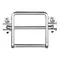 Cambro EWSACC5000 5" x 12 1/8" x 4 1/4" Black Bin with Stainless Steel Holder for Camshelving® Elevation Series