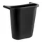 Rubbermaid® FG295073BLA 5 Qt. / 1.25 Gallon Black Oval Wastebasket Side Bin