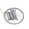 Rubbermaid® FG9W29000000 Fastener and Stainless Steel Canister-Cable Security Kit for GroundsKeeper Tuscan Receptacle
