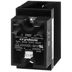 Turbochef HCT-4354 Relay Ss,Dual, 40A, W/ Heat Sink "A", 10-27Vdc