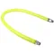 T&S HG-2D-12 Safe-T-Link 12" Coated Gas Connector Hose with 3/4" NPT Male Ends and 90 Degree Elbows