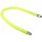T&S HG-2F-24 Safe-T-Link 24" Coated Gas Connector Hose with 1 1/4" NPT Male Ends and 90 Degree Elbows