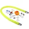 T&S HG-4C-48K Safe-T-Link 48" Quick Disconnect Gas Appliance Connector 1/2" NPT with Installation Kit