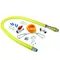 T&S HG-4C-72K Safe-T-Link 72" Quick Disconnect Gas Appliance Connector 1/2" NPT with Installation Kit