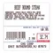 CAS LST-8020 58 mm x 60 mm White Pre-Printed Permanent Direct Thermal UPC / Ingredients Scale Label - 6,000/Case