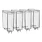 Crathco LV600910 Quadruple 2.4 Gallon Plastic Bowl and Drip Tray Assembly Kit for E49-3