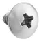 Moffat M041045 #8 x 1/2" Nickel-Plated Truss Head Phillips Screw for USE31D4 and G32D4 Series