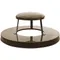 Witt Industries M3601-RCL-BN Brown Steel Rain Cap Lid for Oakley Series 36 Gallon Decorative Waste Receptacle