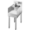 Eagle Group MA4-22 12" Modular Liquid Waste Step-Down Add-On for 2200 Series Underbar Units