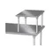 Advance Tabco MST-24-24 Table Mounted 24" x 24" Equipment Shelf