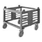 Cadco OST-195-CS Heavy-Duty Aluminum Oven Stand with Casters for Stacked Full Size Convection Ovens