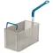 Pitco® P9800-93 15 1/4" x 8 1/4" x 9" Stainless Steel Split Pasta Basket