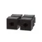 Cadco PD1001AO Gray Square Foot - 4/Set