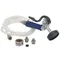 T&S PG-35AV-VH06 Pet Grooming 5.05 GPM Aluminum Angled Spray Valve with 7' Hose, 1/4" NPT Adapter, and 1/8" NPT Adapter