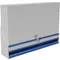 Advance Tabco PRSSR-18-LC Prestige Series 4 Bottle Stainless Steel Single-Tier Speed Rail with Locking Cover - 18"