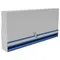 Advance Tabco PRSSR-30-LC Prestige Series 7 Bottle Stainless Steel Single-Tier Speed Rail with Locking Cover - 30"