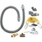 Dormont RG50S60 ReliaGuard 60" Gas Connector Kit with SwivelGuard and Snap Quick-Disconnect - 1/2" Diameter
