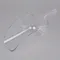 Cambro SCP64CW135 Camwear Clear Polycarbonate Scoop - 2 Qt.