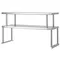 Advance Tabco TOS-4-18 Stainless Steel Double Overshelf - 18" x 62 3/8"