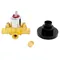 Zurn TPK7300-SS Tract Pack with Diverter, Tub Plug, and Service Stops for Z7300 Series Valves