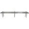 Advance Tabco TS-12-108 12" x 108" Table Mounted Single Deck Stainless Steel Shelving Unit - Adjustable