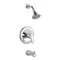 American Standard TU075508.002 Colony Pro Valve, Bath, and Shower Trim Kit with Double Ceramic Pressure Balancing Cartridge - 1.75 GPM
