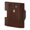 Cambro UPCHD400131 Dark Brown Heated Retrofit Door