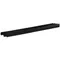 Cambro VBRR5110 5' Black Tray Rail for Versa Food Bars and Work Tables