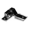Component Hardware W60-1000-S Hinge, Short Strap, Polished Chrome