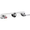 Chicago Faucets W8W-LES369AB Wall-Mounted Spoutless Faucet with 8" Fixed Centers and 2 3/8" Lever Handles