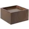 GET Enterprises WB-955-GA Urban Renewal 9 1/2" x 5" Gray Ash Square Riser for Acrylic Beverage Dispenser