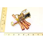 24v 4-Way 1/2"x5/8" Rev Valve For Carrier Part# EF17BZ113