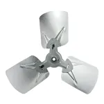 Carrier HVAC LA01RA025 Fan, 3 Blade, 22", 1/2" Bore, 20 Degree Pitch, Clockwise