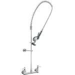T&S Brass B-0133-B Pre Rinse Assembly, 8" Centers, Wall Mount