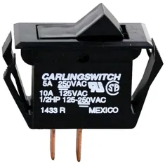 Rocker Switch9/16 X 1-1/8 Spst for Bunn Part# 01063.0000