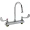 Faucet, 8"Dk, Gsnk,Wrstbld Handle for T&s Part# -1142-04