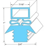 Door Gasket 21-5/8" X 59-5/8" for Traulsen Part# -27564