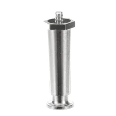 Leg, Hex-Style Foot 4" Tall, 3/8"-16 Thread For Bakers Pride Part# S1014A