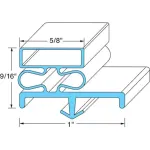 Gasket, Door 22 3/4" X 25" for Victory Part# -50866901