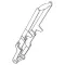 Handle,Pusher Head , Onion Kng for Vollrath/Idea-Medalie Part# 517