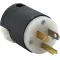 Hubbell 15A Straightplug (Nema 5-15P) for Randell Part# EL PLG5278