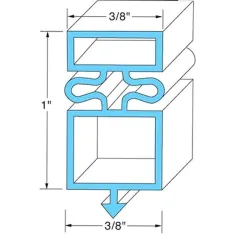 Door Gasket 25 1/8" X 54 1/8" for True Part# -810862