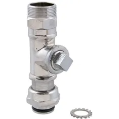Tee,Swivel, Ez Install,Chrome for T&s Part# -TEE-EZK