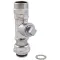 Tee,Swivel, Ez Install,Chrome for T&s Part# -TEE-EZK