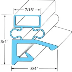 Gasket, Door for Vulcan Hart Part# 280984-00010