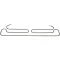 Element,Griddle 240V  2700W for Hobart Part# 00-351360-2