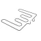 Bottom Oven 208V Element for Vulcan Hart Part# 00-421304-00001