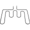 Element, Oven for Vulcan Hart Part# 00-421304-00002