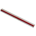 Tube, Glass-red & White for Groen Part# 002987